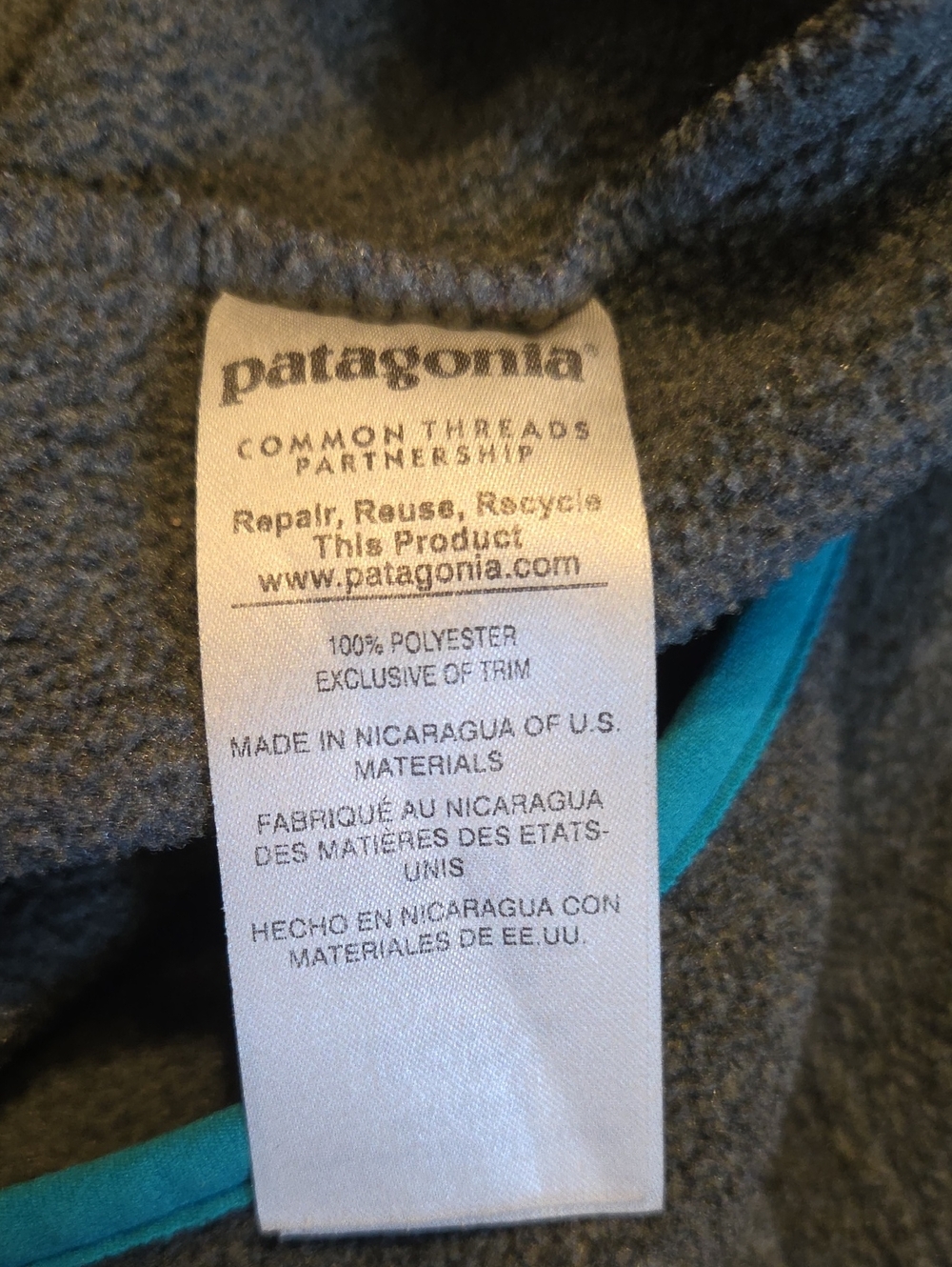 Patagonia Synchilla Snap T Fleece Pullover M - Picture 5 of 7